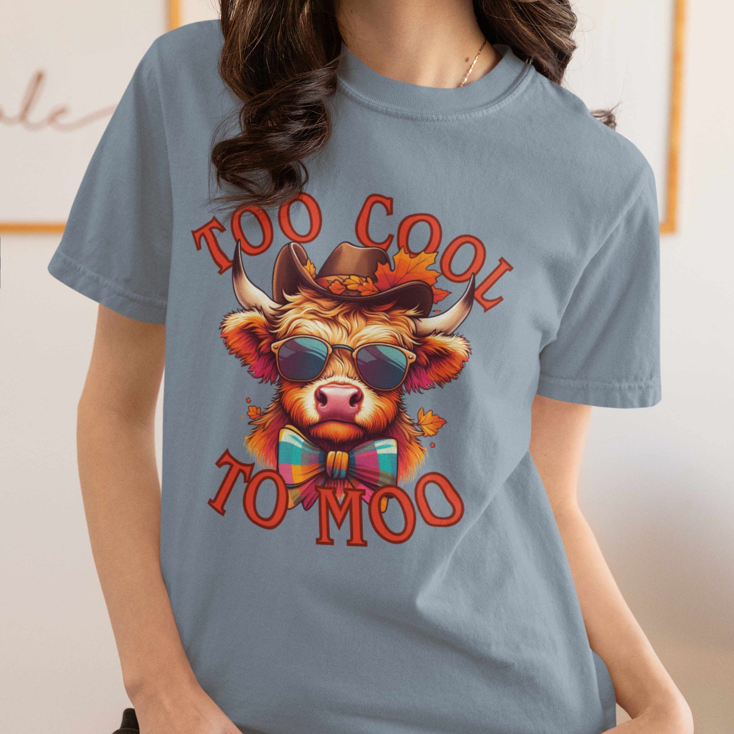 Cool Cow Graphic T-shirt, Fun Summer Tee, Trendy Gift, Animal Lover Apparel, Unique Casual Wear