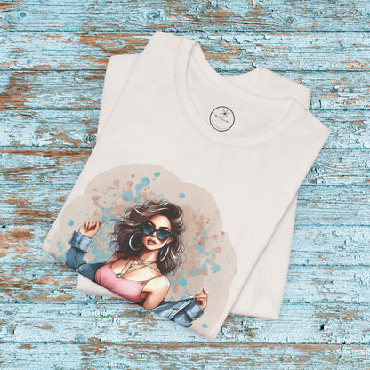 Sassy Graphic Tee with Feminine Vibe, Perfect for Casual Days, Trendy Fashion Staple, Streetwear Style