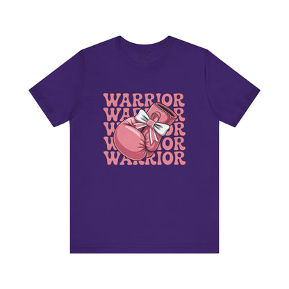 Warrior Tee for Fighters - Unisex Jersey Short Sleeve T-Shirt, Motivational Gift, Empowering Shirt