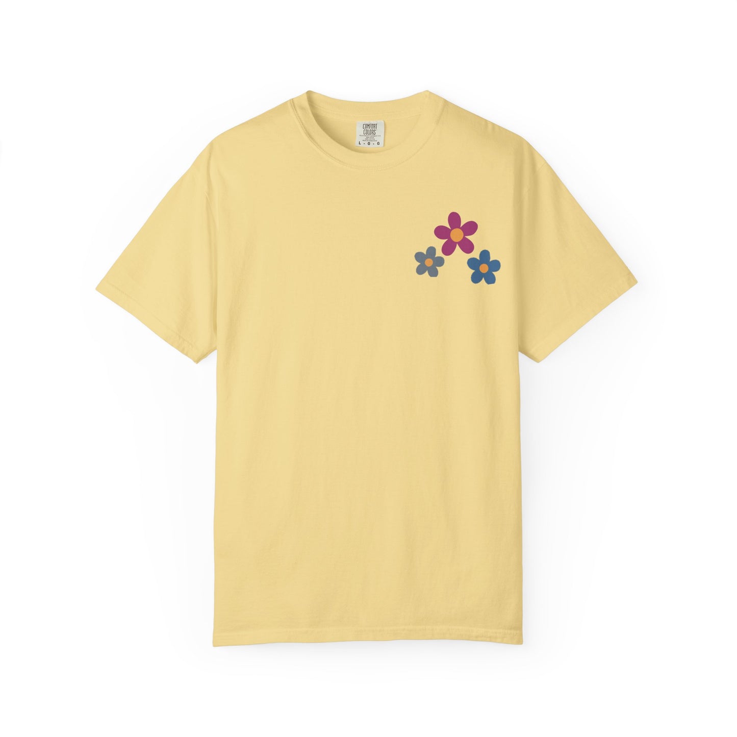 Bloom Where God Plants You Floral Comfort Colors T-Shirt