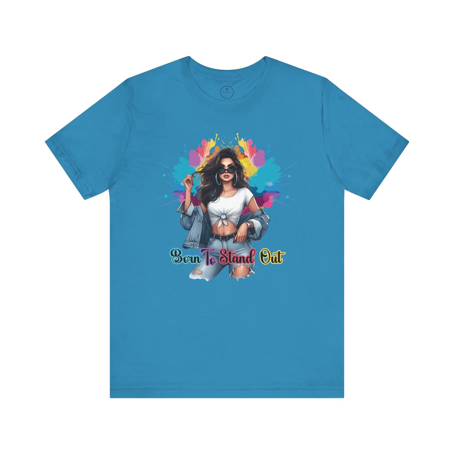 'Born to Stand Out' Jersey Short Sleeve Shirt, Casual Wear, Everyday Style