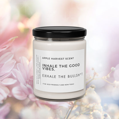 Inhale The Good Vibes Scented Candle