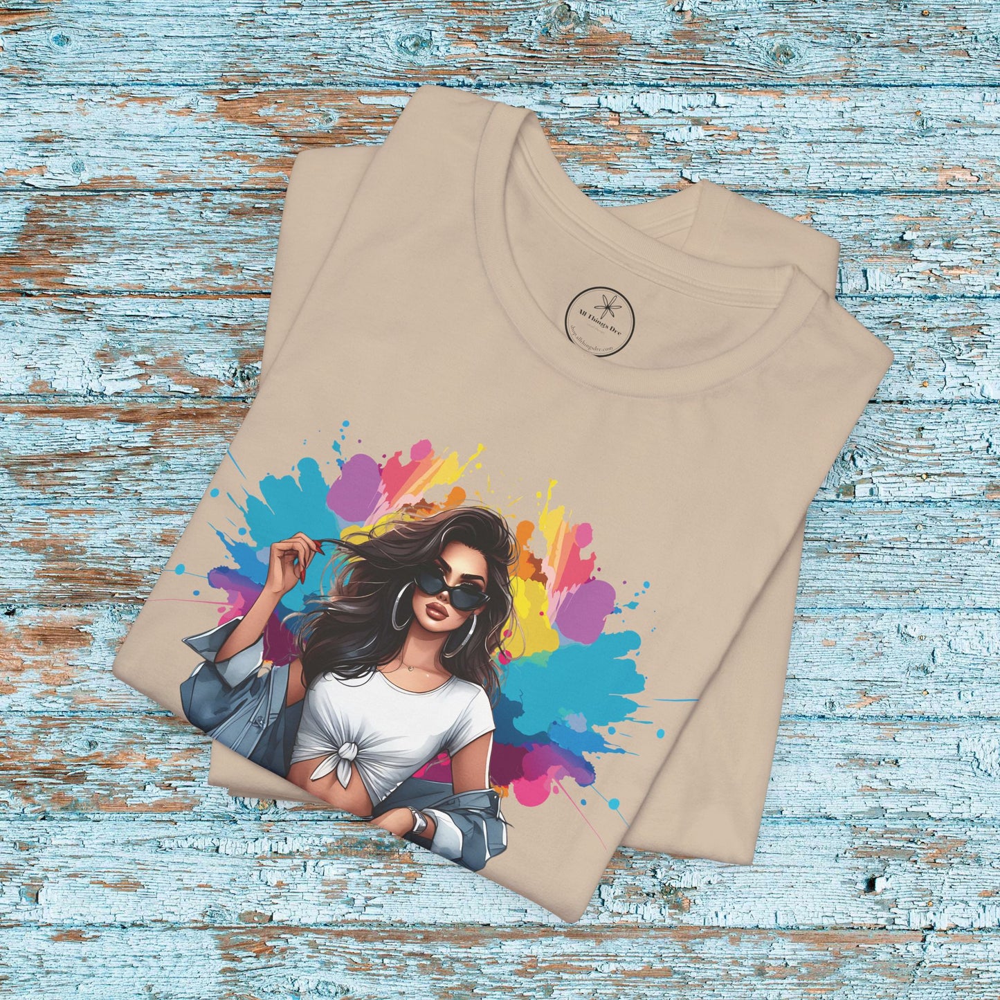 'Born to Stand Out' Jersey Short Sleeve Shirt, Casual Wear, Everyday Style
