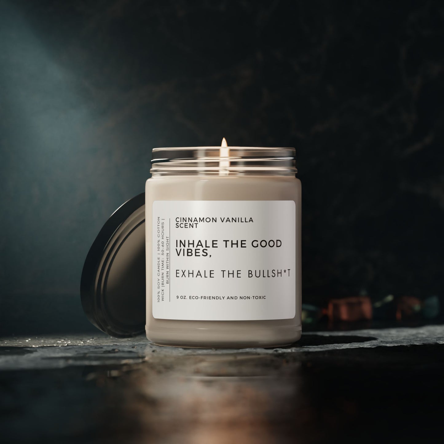 Inhale The Good Vibes Scented Candle