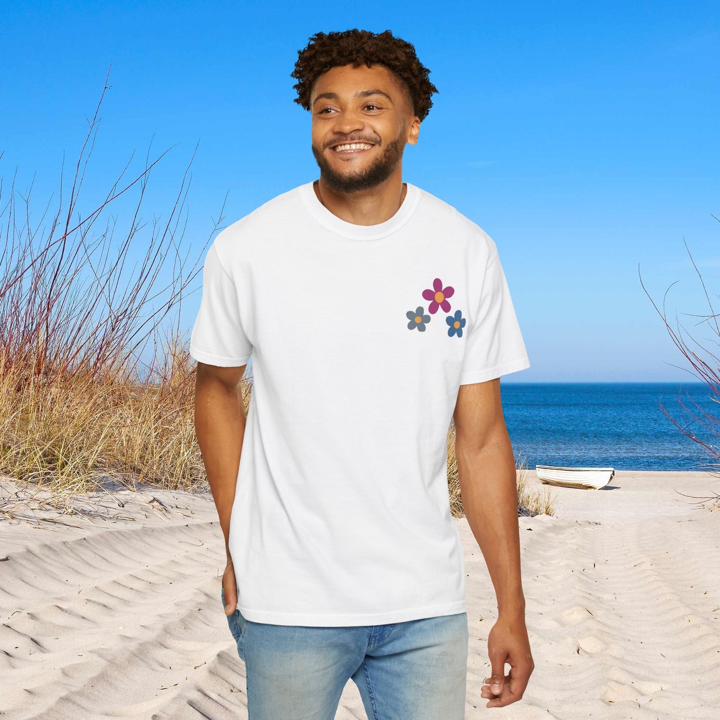 Bloom Where God Plants You Floral Comfort Colors T-Shirt