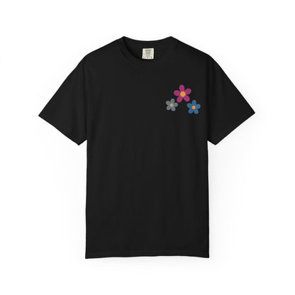 Bloom Where God Plants You Floral Comfort Colors T-Shirt
