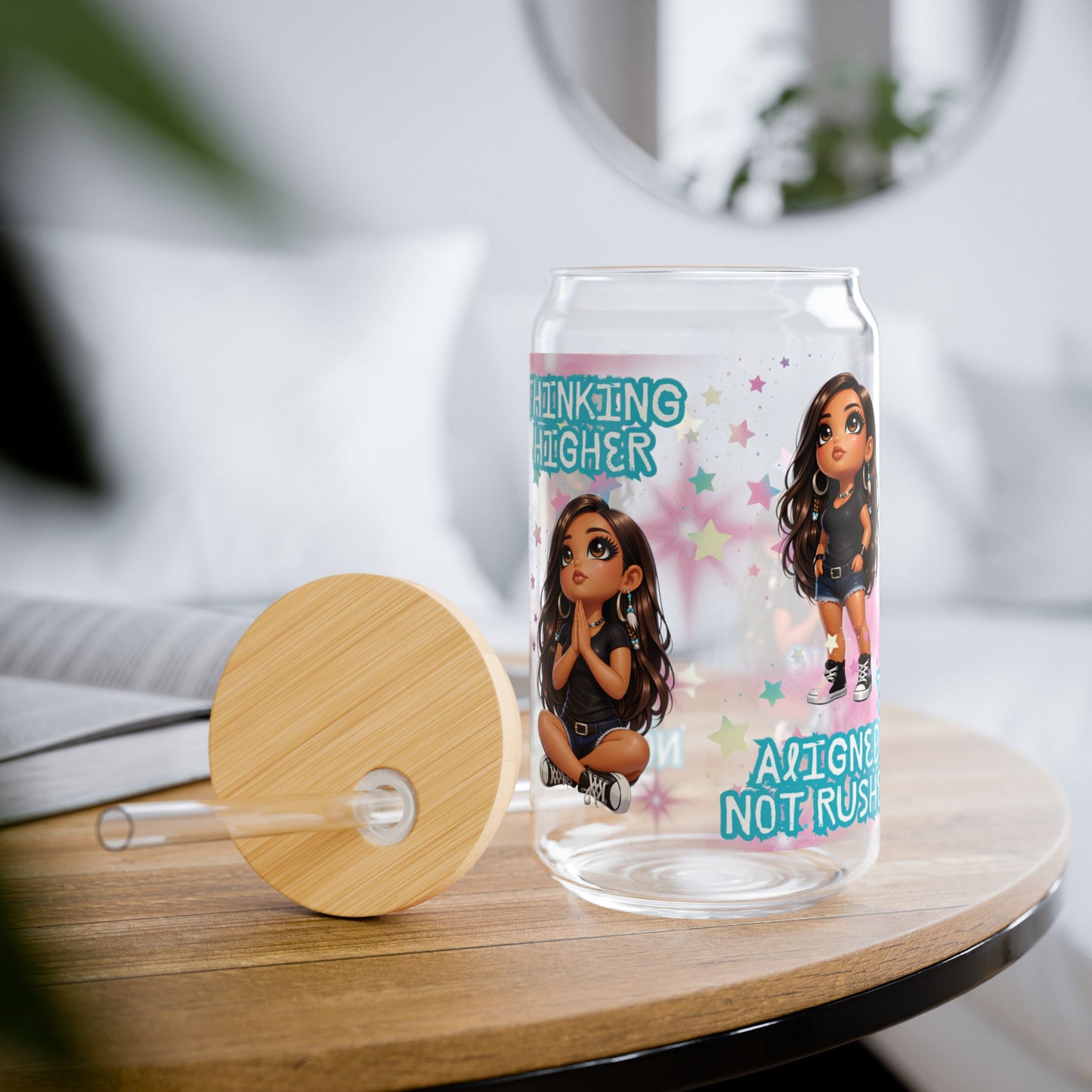 Aligned, not rushed Sipper Glass, 16oz