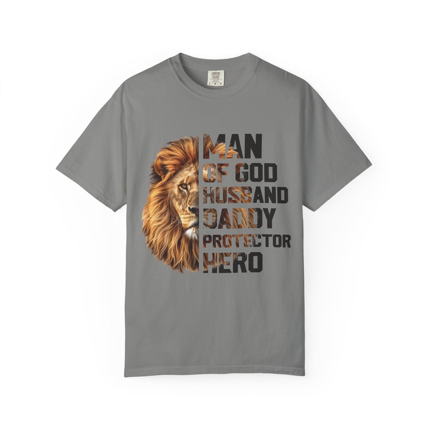 Man of God T-Shirt - Unisex Garment-Dyed Tee for Dads, Father's Day Gift, Christian Apparel, Inspirational Shirt, Everyday Wear