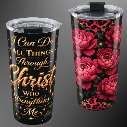20oz Christian Stainless Steel Tumbler – Vacuum Insulated Faith Travel Mug