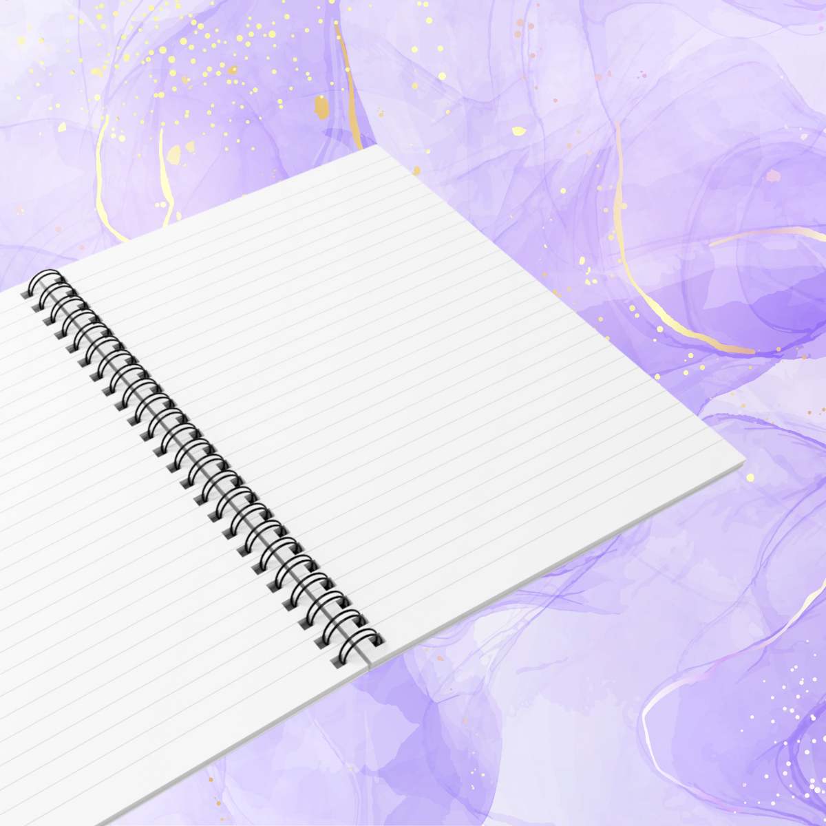 Bloom With Grace Spiral Notebook — Floral Cute Girl Journal, Ruled Lined Notebook