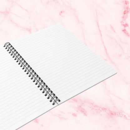 Ambitious AF Journal — Spiral Ruled Notebook for Motivated Girls & Women