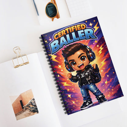 Certified Baller Spiral Notebook – Ruled Journal