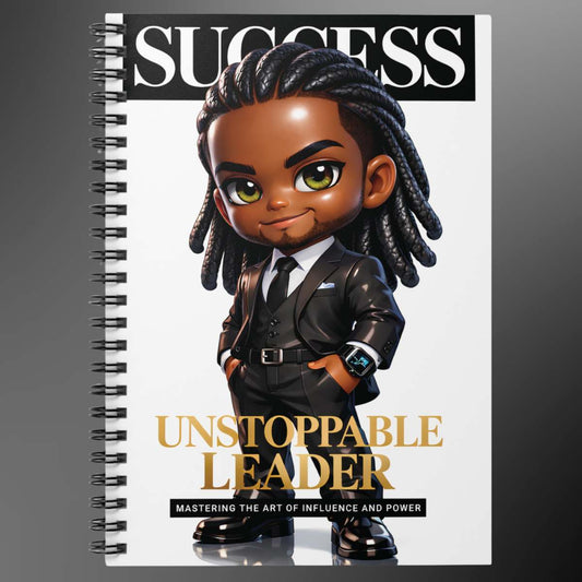 Success 'Unstoppable Leader' Spiral Notebook — Motivational Journal