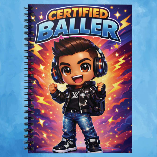 Certified Baller Spiral Notebook – Ruled Journal