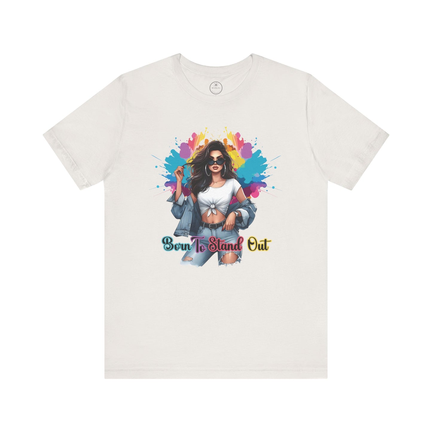 'Born to Stand Out' Jersey Short Sleeve Shirt, Casual Wear, Everyday Style
