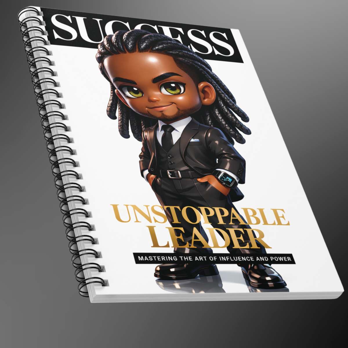 Success 'Unstoppable Leader' Spiral Notebook — Motivational Journal