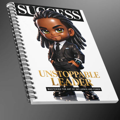 Success 'Unstoppable Leader' Spiral Notebook — Motivational Journal