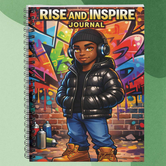 Rise and Inspire Journal — Spiral Notebook (Ruled)