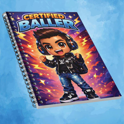 Certified Baller Spiral Notebook – Ruled Journal