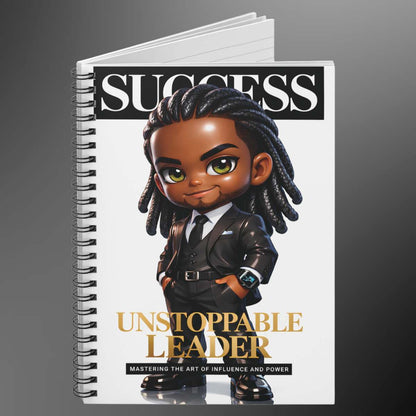 Success 'Unstoppable Leader' Spiral Notebook — Motivational Journal