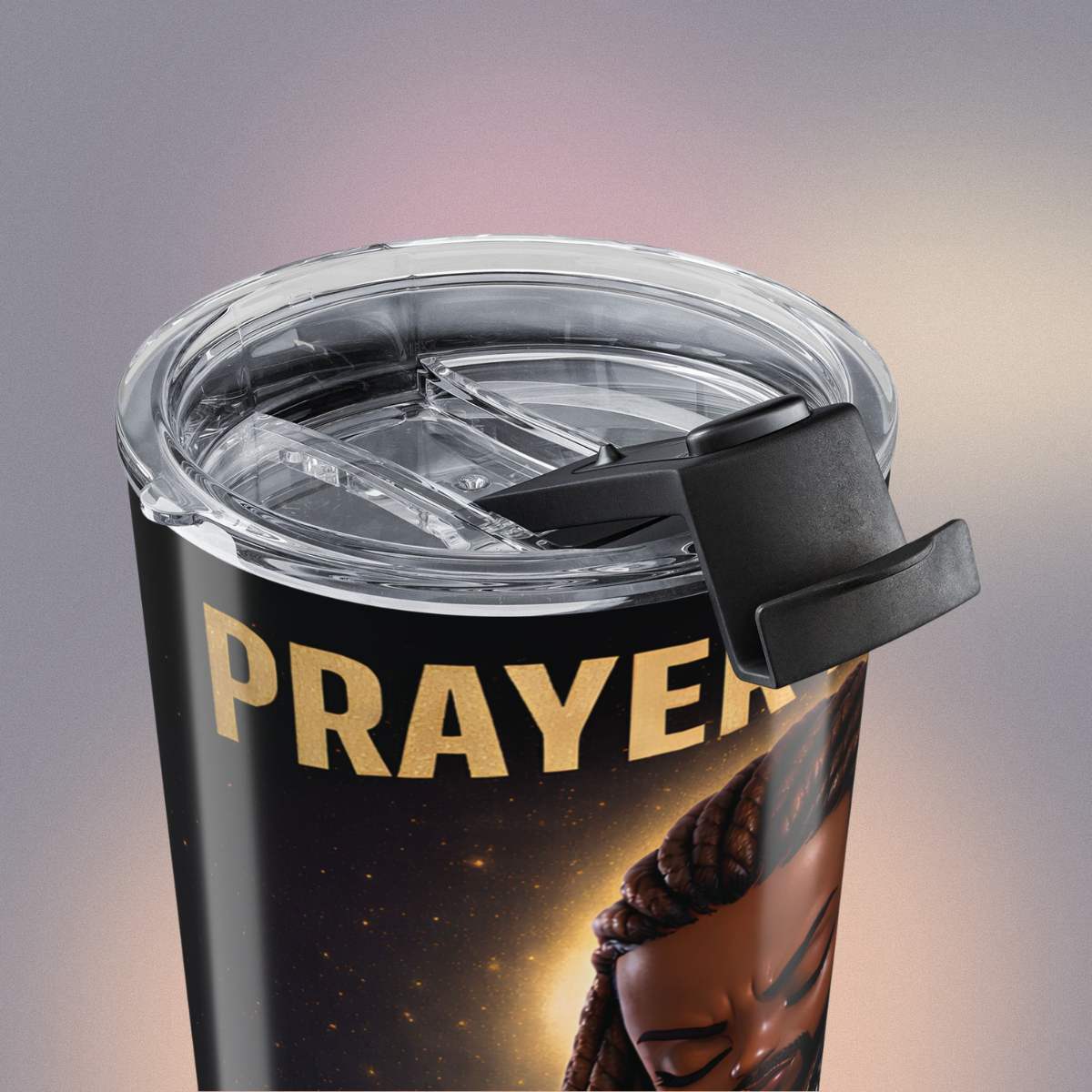 Prayer Built Me 20oz Stainless Steel Tumbler – Christian Faith Insulated Travel Mug
