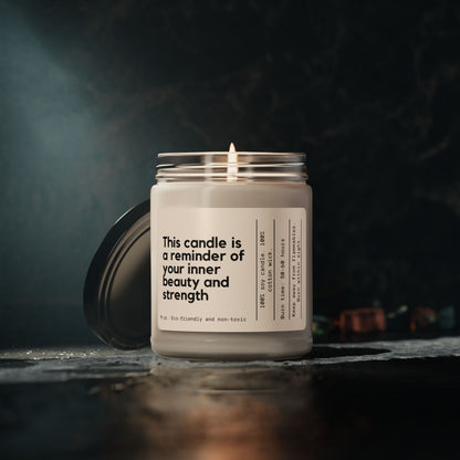 Inner Beauty and Strength Affirmation Candle