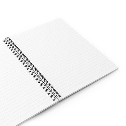 Cute Curly-Haired Girl Spiral Notebook — Ruled Journal