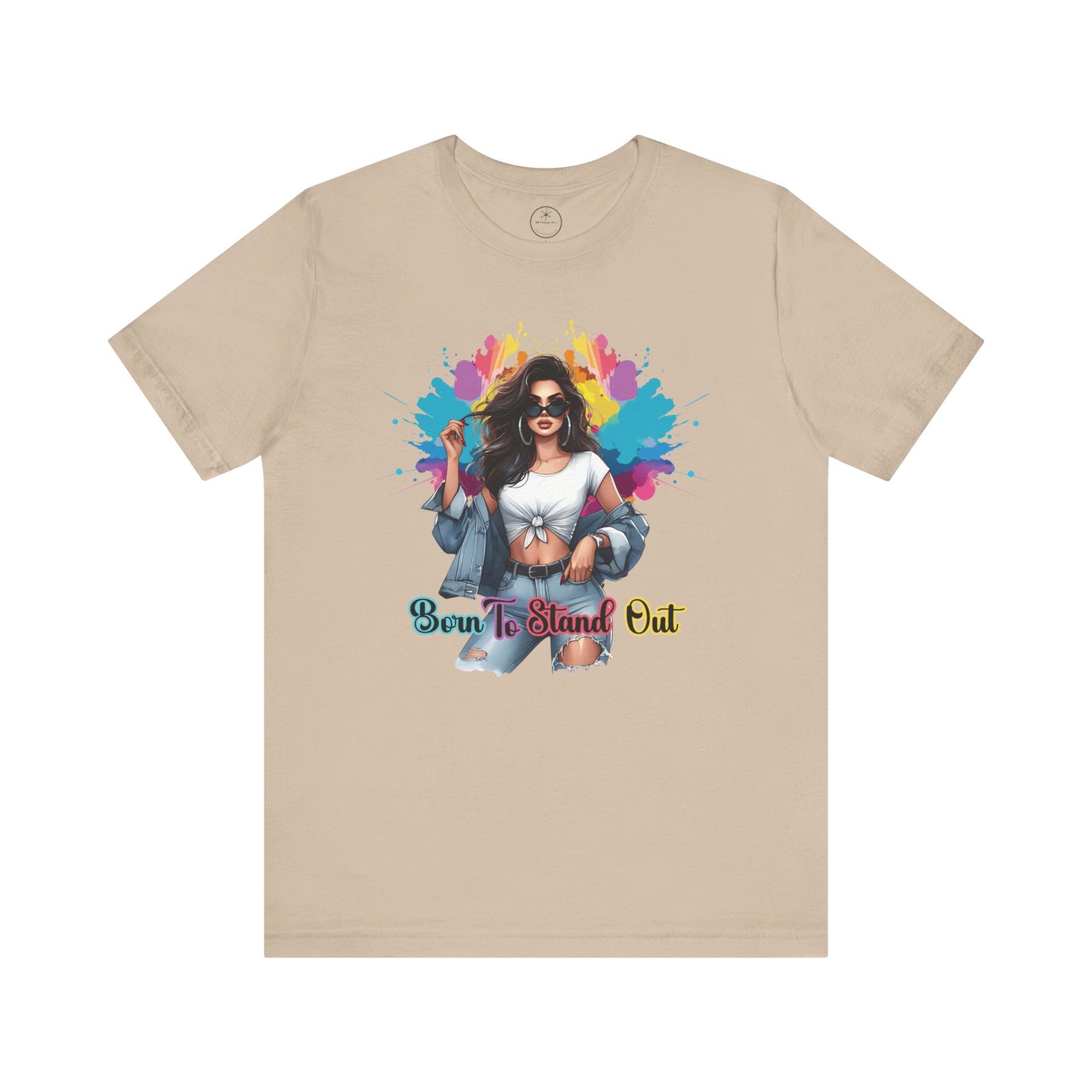 'Born to Stand Out' Jersey Short Sleeve Shirt, Casual Wear, Everyday Style