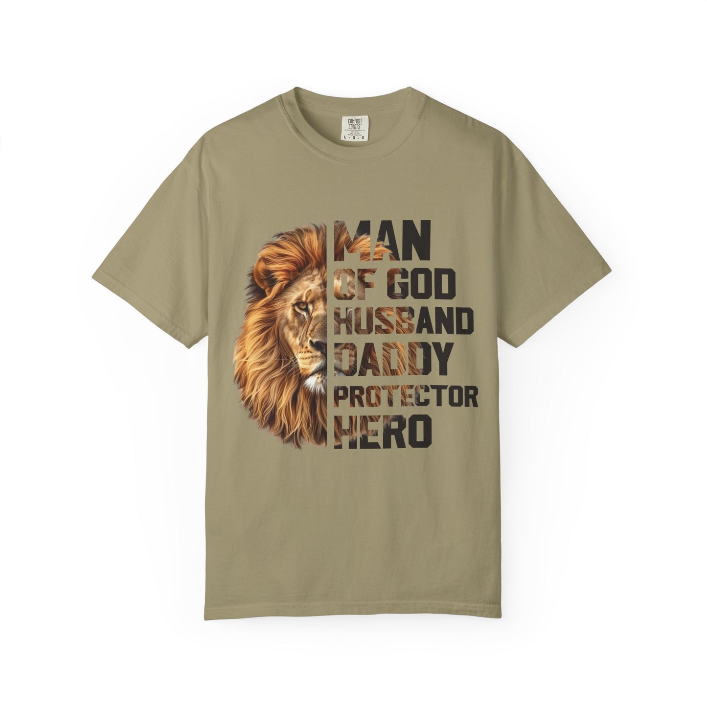 Man of God T-Shirt - Unisex Garment-Dyed Tee for Dads, Father's Day Gift, Christian Apparel, Inspirational Shirt, Everyday Wear