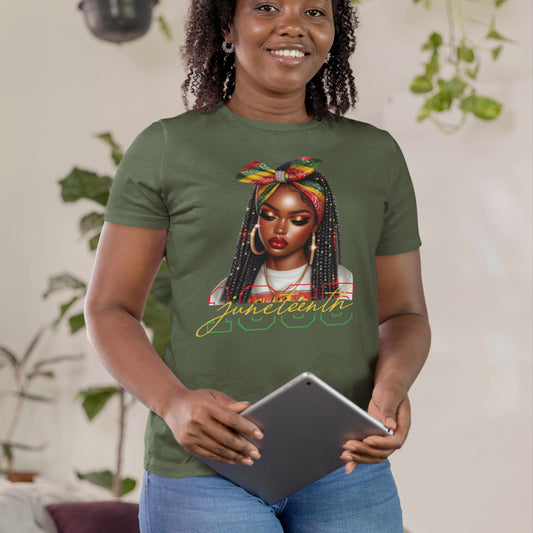 Cultural Style Unisex Tee - Artistry in Fashion, Afrocentric T-Shirt, Boho Chic Tee, Juneteenth, Casual Everyday Wear