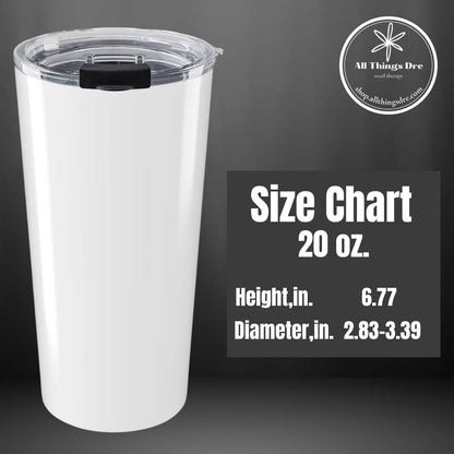 Prayer Built Me 20oz Stainless Steel Tumbler – Christian Faith Insulated Travel Mug