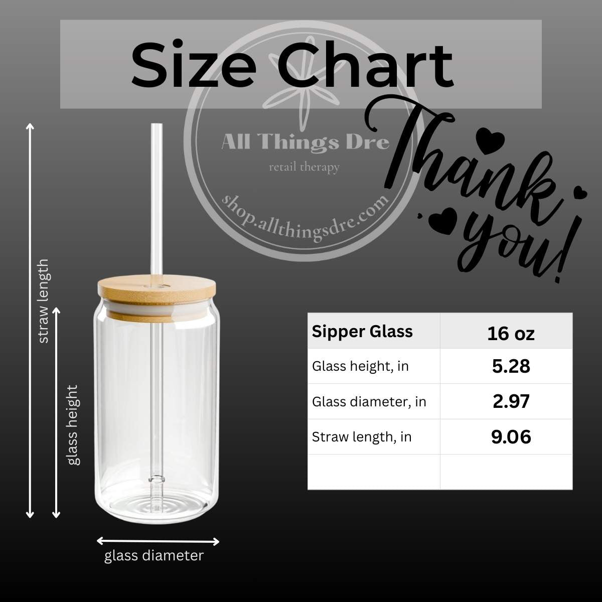 Boss Babe 16oz Sipper Glass — Clear Tumbler with Straw