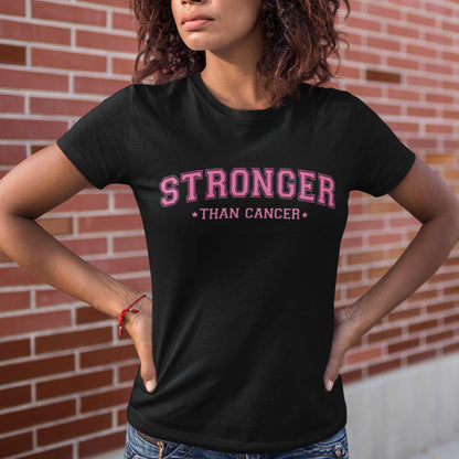 Stronger Than Cancer Tee, Inspirational T-Shirt, Cancer Awareness Shirt, Unisex Graphic Tee, Support Shirt, Fight Cancer